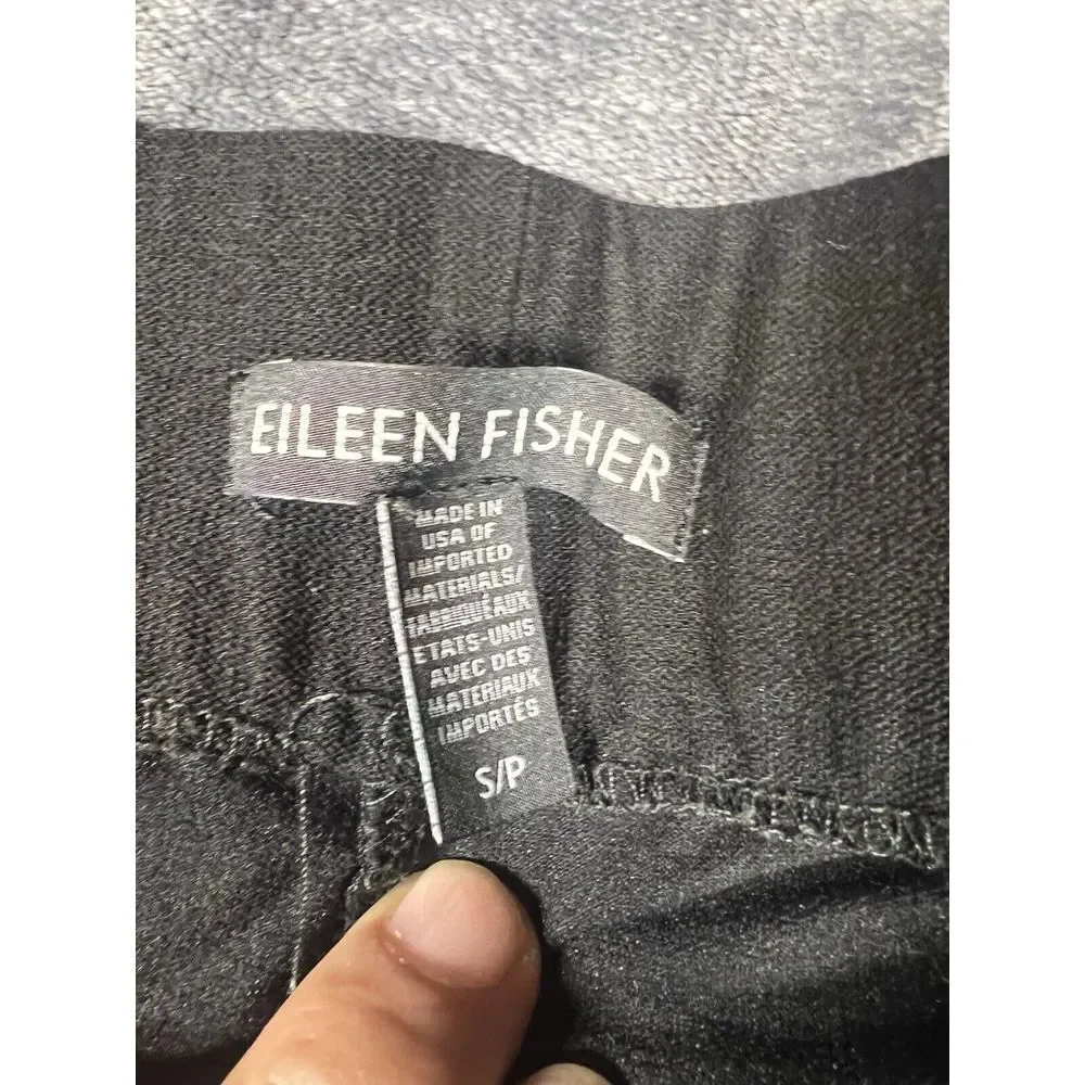 Eileen Fisher Women's Stretch Black Pants Size‎ S